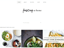Tablet Screenshot of feastingathome.com
